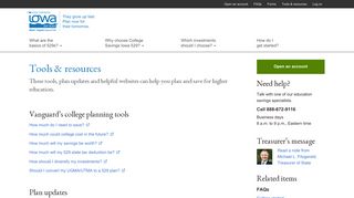 Tools & resources | College Savings Iowa 529 Plan