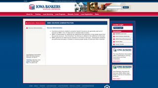 Iowa Bankers Mortgage Corporation : IBMC Escrow Administration