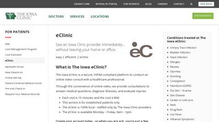 eClinic - The Iowa Clinic