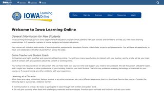 Welcome to Iowa Learning Online