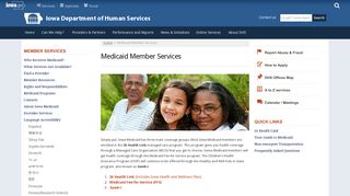 Medicaid Member Services | Iowa Department of Human Services