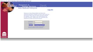 Iowa Healthcare Portal - Log On