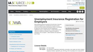 Iowa Unemployment Insurance Registration for Employers ...