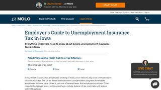 Employer's Guide to Unemployment Insurance Tax in Iowa | Nolo.com
