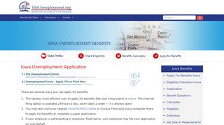 Iowa Unemployment Application - File Unemployment.org
