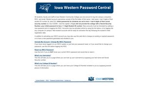 IWCC Password Central