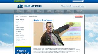 Register For Classes - Iowa Western Community College