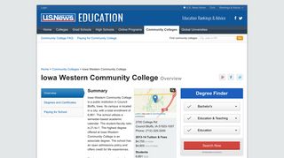 Iowa Western Community College in Council Bluffs, IA | US News ...
