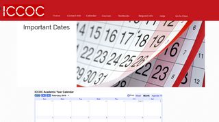 Calendar - Iowa Community College Online Consortium