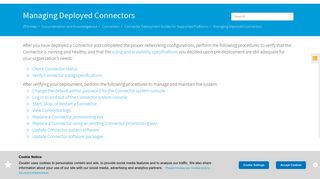 Managing Deployed Connectors | Zscaler