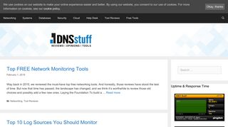 DNSstuff - Reviews | Options | Tools