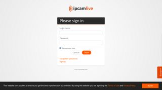 Login - Embedding IP Camera Live Video Stream in web page ...
