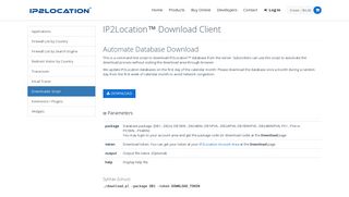IP2Location Download Client | IP2Location