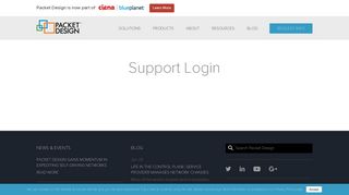 Support Login | Packet Design