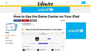 How to Use the Game Center on Your iPad - Lifewire