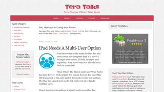iPad Needs A Multi-User Option | Tera Talks