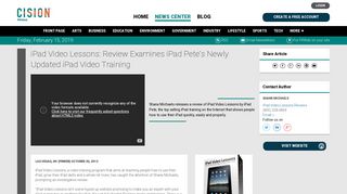iPad Video Lessons: Review Examines iPad Pete's Newly Updated ...