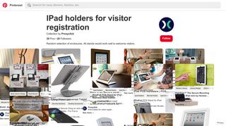 38 Best iPad holders for visitor registration images | Ipad holders ...
