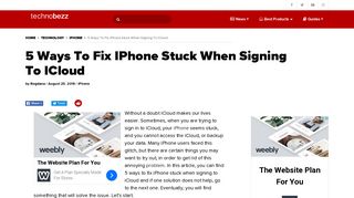 5 Ways To Fix IPhone Stuck When Signing To ICloud | Technobezz