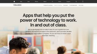 Education - Tools for Teaching - Apple
