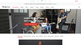 Fender Play Guitar Lessons - Learn How to Play Guitar in 7 Min a Day