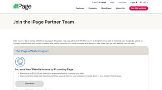 Affiliate, Reseller & Refer-A-Friend Programs - iPage