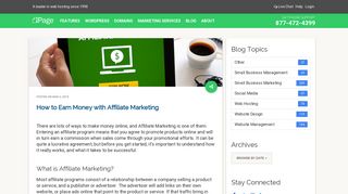 How to Earn Money with Affiliate Marketing – iPage Blog