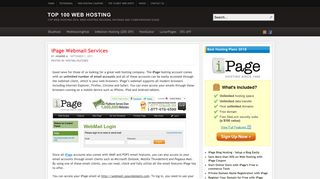Access iPage email accounts through webmails and email clients ...