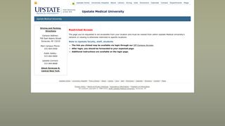 iPage - SUNY Upstate Medical University
