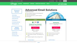 Advanced Email Solutions - Email Hosting - iPage