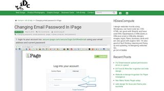 Changing email password in iPage | itDoesCompute
