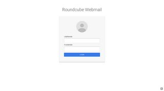 Roundcube Webmail Login