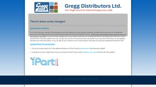 Gregg Distributors Ltd. | iPart Documentation