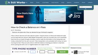 How to Check a Balance on I-Pass | It Still Works