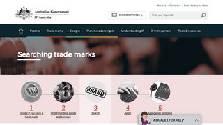 Searching trade marks | IP Australia