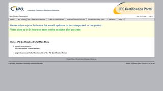 IPC Certification Portal - IPC--Association Connecting Electronics ...