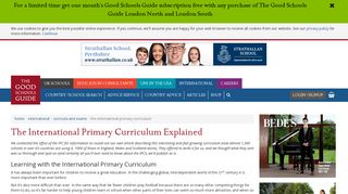 The International Primary Curriculum Explained | The Good Schools ...