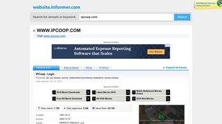 ipcoop.com at WI. IPCoop - Login - Website Informer