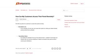 How Can My Customers Access Their Panel Remotely? – ipDatatel