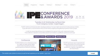 Sign In: IPE Conference & Awards 2018 - Swoogo