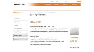 User Applications > iPECS UCS