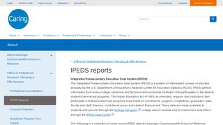 IPEDS reports - Geisinger