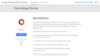 iperceptions - Google Marketing Platform Partners