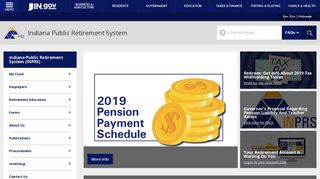 INPRS: Indiana Public Retirement System (INPRS) - IN.gov