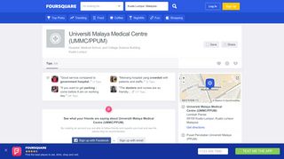 Universiti Malaya Medical Centre (UMMC/PPUM) - 208 tips from ...