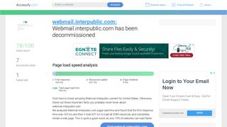 Access webmail.interpublic.com. Outlook Web App