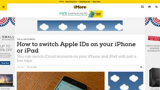 How to switch Apple IDs on your iPhone or iPad | iMore