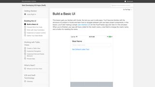 Start Developing iOS Apps (Swift): Build a Basic UI - Apple Developer