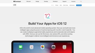 iOS 12 - Apple Developer