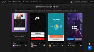 Sign Up Flows - UI UX Design Patterns :: Mobile Patterns